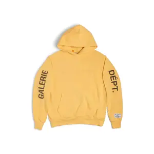 Gallery Dept. ART THAT KILLS Reversible Logo Hoodie Yellow