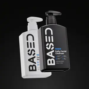 BASED Daily Skincare Duo | Purifying Face Wash + Restoring Moisturizer 6.8FL OZ | Built For All Skin Types | 100% Non-Toxic, Healthy Ingredients | Hormone Safe - ZERO Endocrine Disruptors 200ml