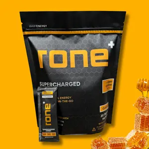 100mg Caffeine - Classic - SuperCharged Honey (20-Pack) Natural Pre-Workout Fitness