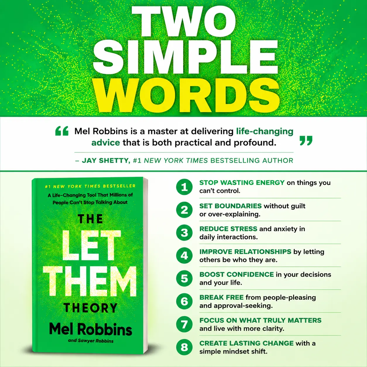 Mel Robbins The Let Them Theory Book: A Life-Changing Tool That Millions Can't Stop Talking About - Self-Improvement and Career Development