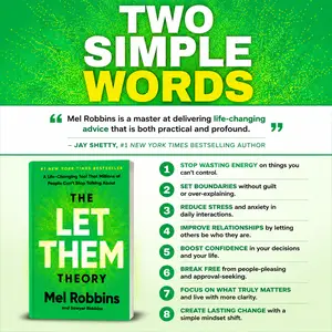 Mel Robbins The Let Them Theory: A Life-Changing Tool That Millions Can't Stop Talking About - Self-Improvement and Career Development