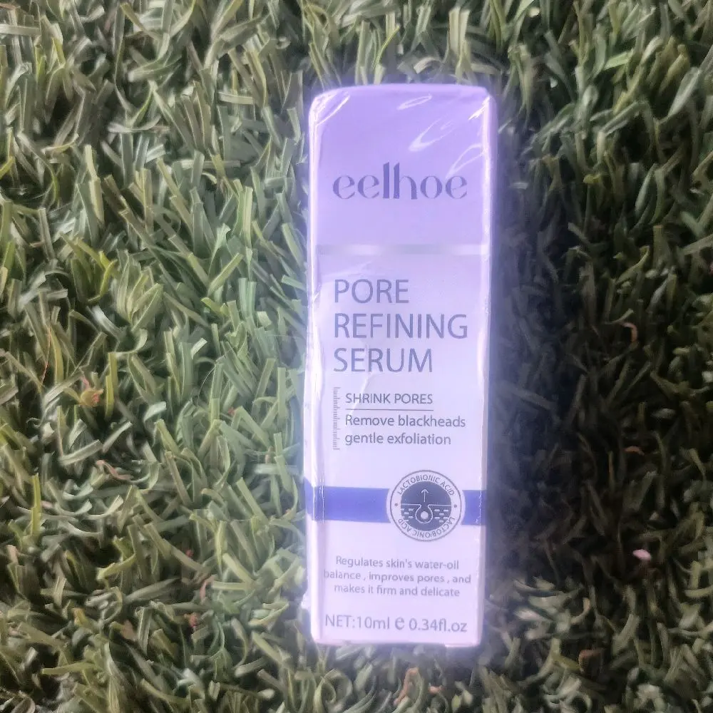 Eelhoe Facial Pore Refining Serum 10ml - Shrink Pores, Remove Blackheads, Gentle Exfoliation, Regulates Water-Oil Balance
