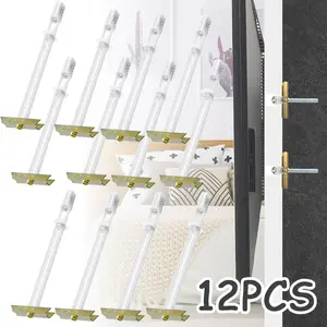 12pcs Drywall Anchor with Included Bolts for 1/4”-20, Heavy Duty Hollow Drywall Anchors for TV Mounting Kit, Hollow Wall Anchors Holds up to 270lbs Each in 1/2” Drywall