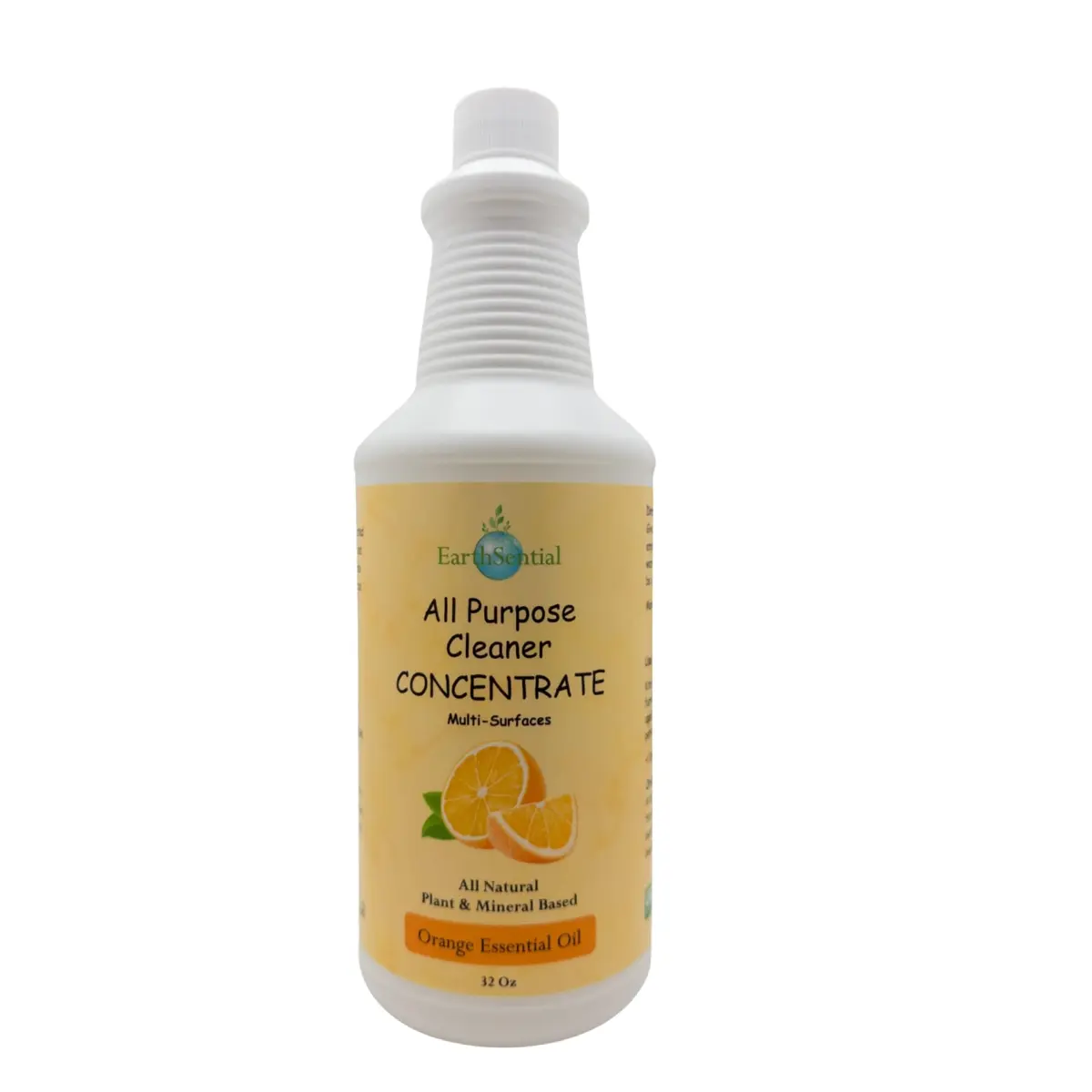 EarthSential Orange Plant-Based All-Purpose Cleaner Concentrate, 32 oz (Makes 64 Bottles)
