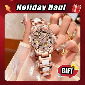 [Perfect for Mother‘s Day & Birthday Gift] Elegant Gold-Plated Ladies Quartz Watch Featuring a Legible Dial and Timeless Design. Effortlessly Transition from Office to Evening. Comes with a Dedicated Gift Box.