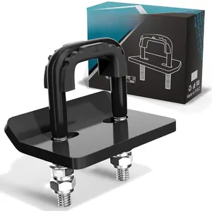Hitch Tightener for 1.25" and 2" - Anti Rattle Clamp, Heavy Duty Hitch Stabilizer, Easy Installation, Black