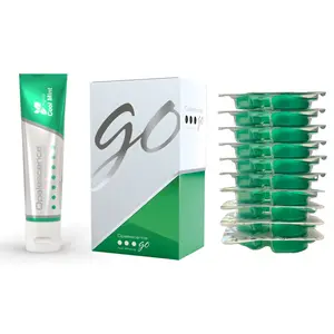 Opalescence Teeth Whitening Bundle – 15% Hydrogen Peroxide Opalescence Go Trays (10 Treatments) & Whitening Toothpaste 4.7 oz – Cool Mint Oral Care