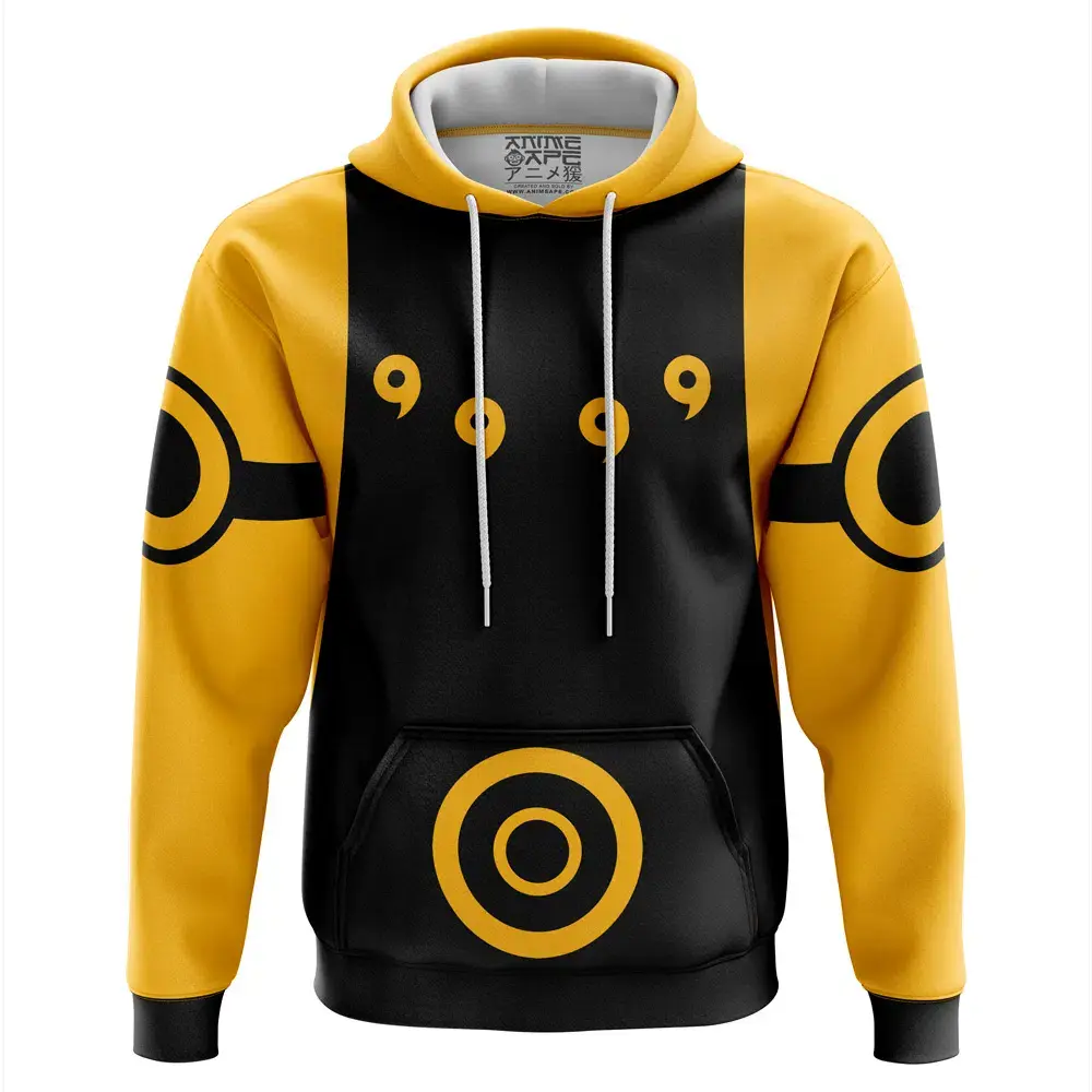Six Paths Sage Mode Naruto Shippuden Hoodie - Ape Zip Hoodie - Hoodies Japanese Anime Style Zip Up Hooded Sweatshirts Men Women Fashion Y2k Oversized Pullovers