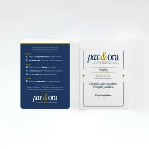 Pax & Ora — Family | 60 Catholic Prayer Cards