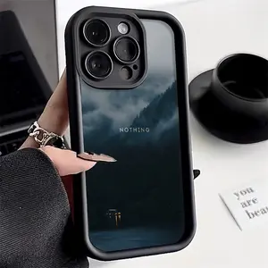 Scenic Forest Pattern TPU Phone Case for iPhone 16 15 14 Pro Max 13 12 11 XR XS Plus Shockproof Non Slip Military-Grade Protection Silicone Cover