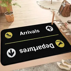 1pc Takeoff & Landing Design 3D Mesh Rug, Home Decor Rug, Imitation Cashmere, Soft & Anti-Slip, Multi-Scene Use, Multiple Sizes Available, Non Slip Rug, Decorative Rug, Indoor Floor Rug