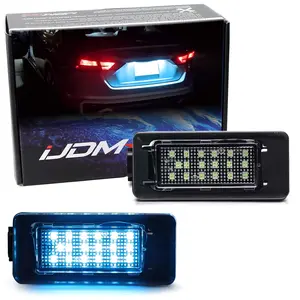 iJDMTOY Ice Blue Full LED License Plate Light Kit For Nissan 2019/2020-up Altima Sentra Versa Rogue, by 18-SMD Aqua LEDs & Can-Bus Error Free