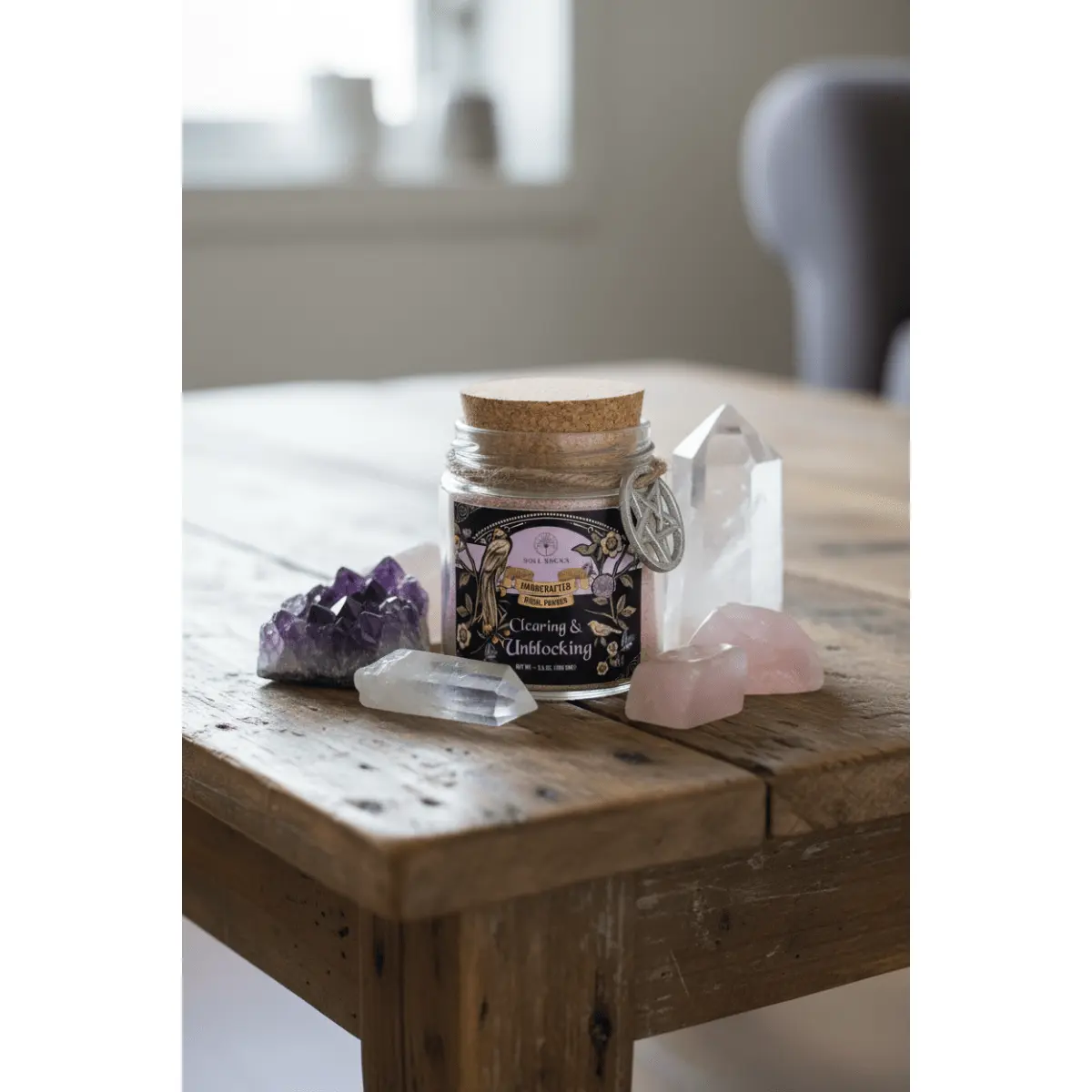 Clearing & Unblocking Ritual Spell Powder Jar (3.5 oz)