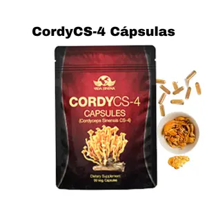 CordyCS-4 Mushroom Capsules Vida Divina 90 Capsules per Bag Natural Supplement with Vitamins, Minerals & Antioxidants for Immune System Support