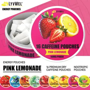 LyvWel Energy Pouches (5 Pack) (56mg & 72mg fuel/pouch) energy Decky + lip pillow+ pre-workout+caffeine pouches+upper decky+zyn+zynbabwe+hyper deckys