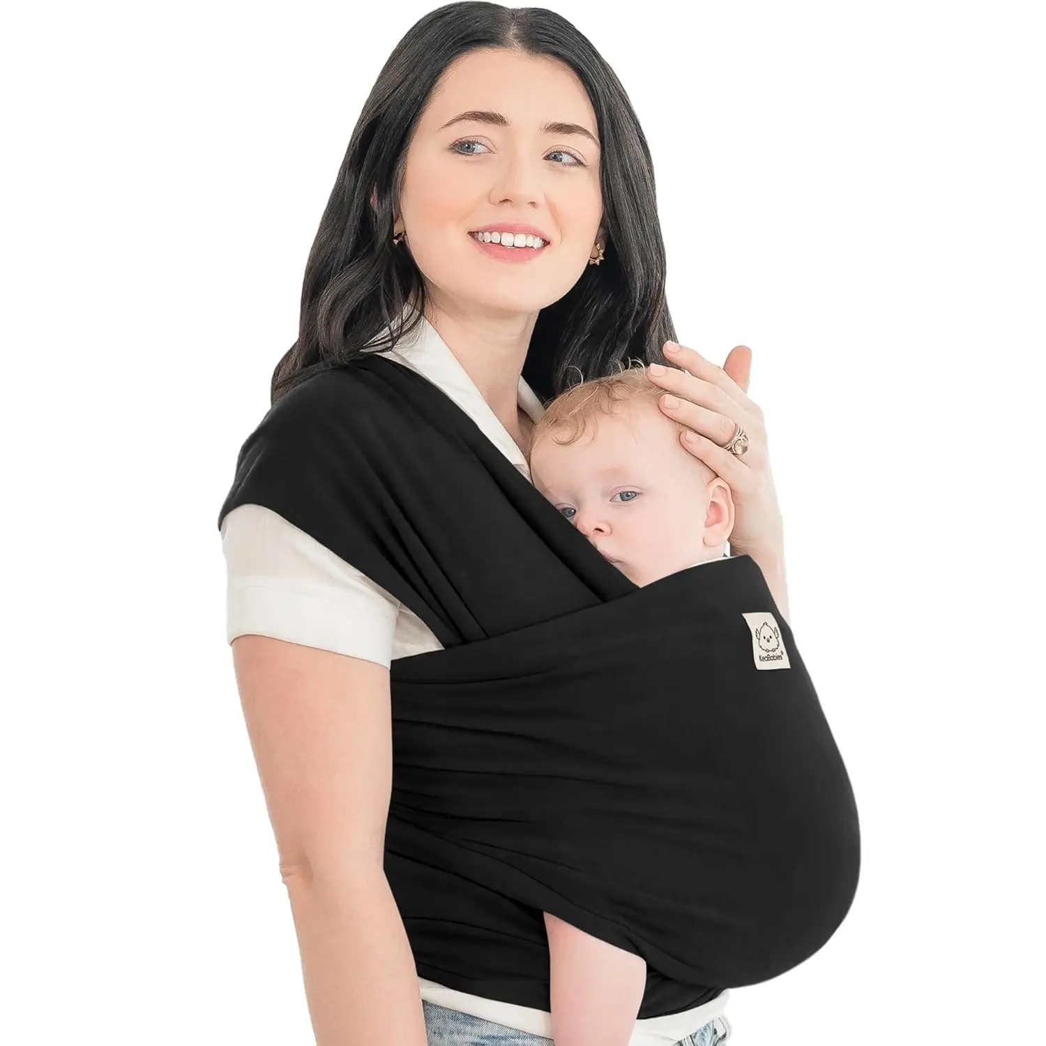 KeaBabies Baby Wrap Carrier - All in 1 Original Breathable Baby Sling, Lightweight,Hands Free Baby Carrier Sling, Baby Carrier Wrap, Baby Carriers for Newborn, Infant,Baby Wraps Carrier