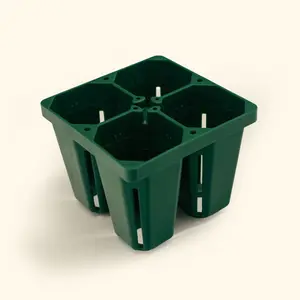 Vego Garden Jumbo Seedling Trays - 1 Pack, Polycarbonate Greenhouse Plant Growing Set for Gardening
