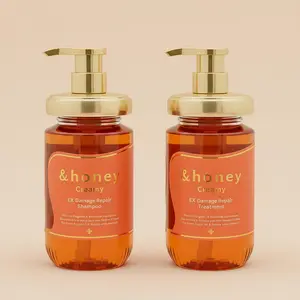 &HONEY Creamy Damage Repair Haircare Set - Shampoo (Cleanser), Hydrating Treatment with Scent for Hair Restore