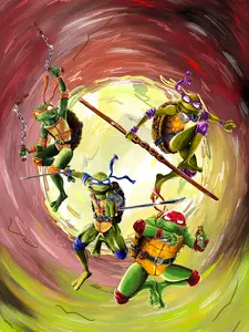 Teenage Mutant Ninja Turtles: Mutant Mayhem! Print