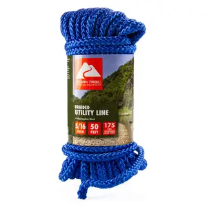 Ozark Trail 5/16"X50' Polypropylene Marine Utility Line - Blue, 50 Foot Length. Innovative Procurement