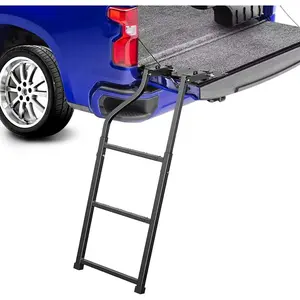 Tailgate Ladder Pickup Truck Accessories Universal Extension Step Ladder with Stainless Steel Self Drilling Hex Screws