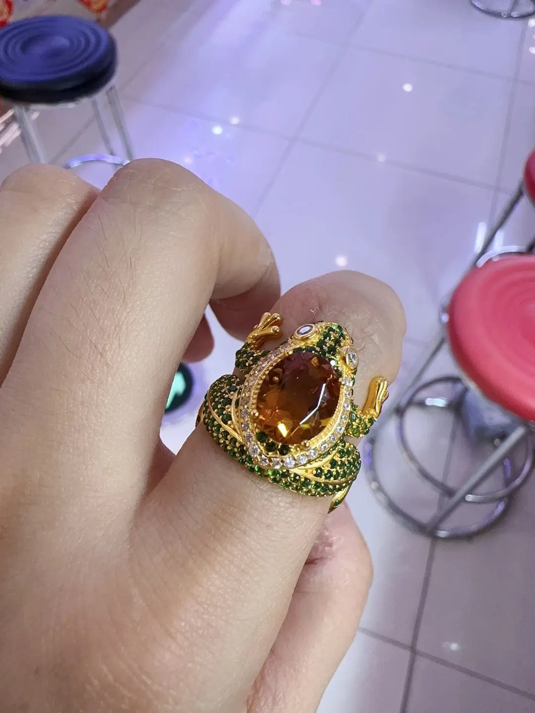 Mary(10274)gc.Frog rings s925
