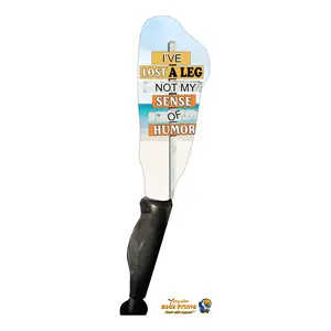 Prosthetic Sleeve "Lost a leg not my humor V1"