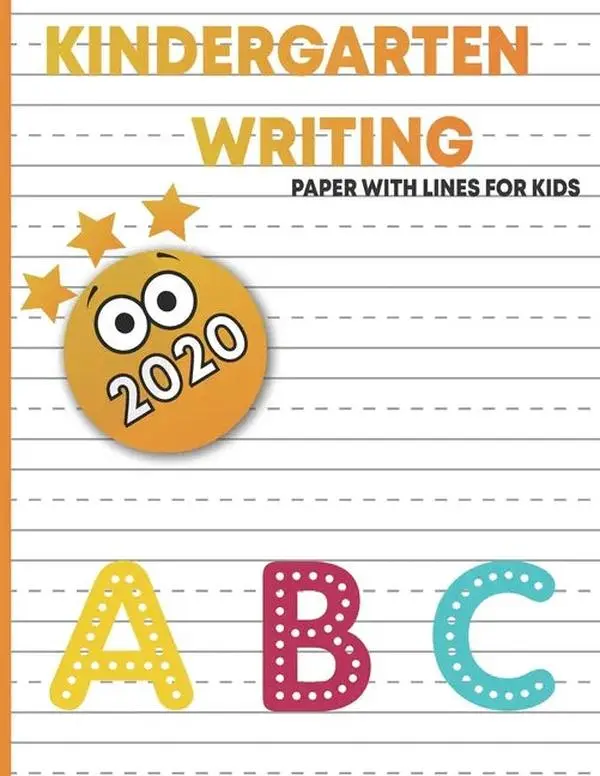 Kindergarten Handwriting Practice Paper | 150 Pages of Blank Lined Writing Paper for Kids