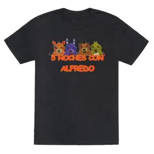 5 Noches Con Alfredo t-shirt, Unisex t shirt Menswear Top Medium Sport Tweed Underwear Unisex