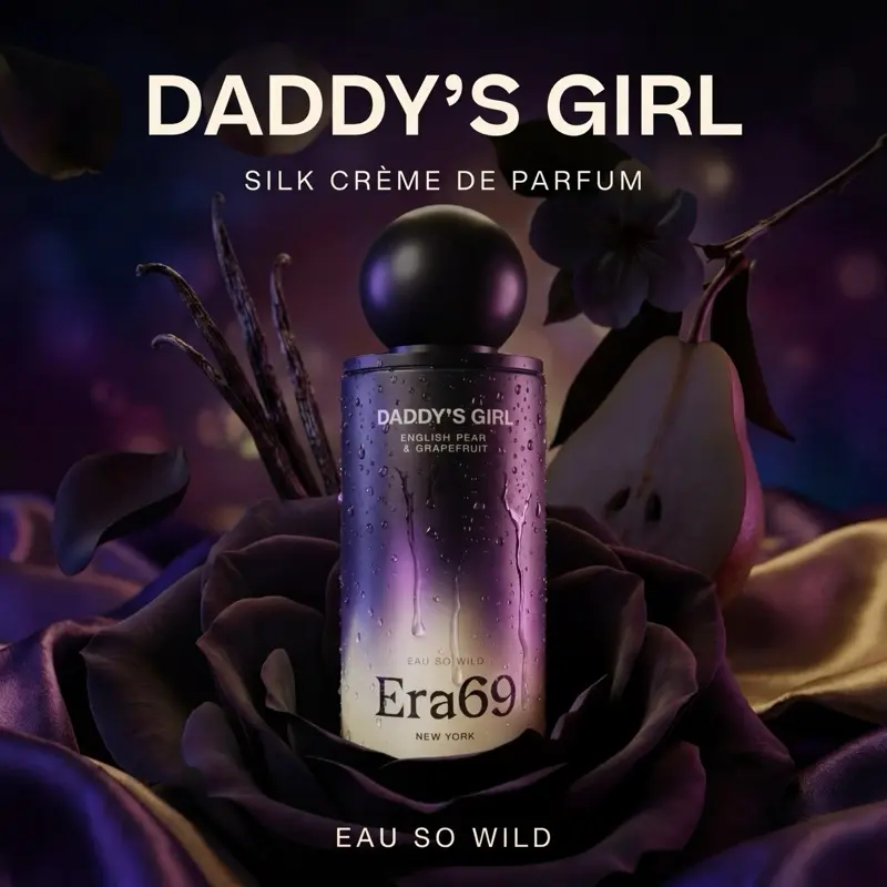 Era69 Daddy’s Girl — Silk Déodorant Crème de Parfum for Intimate Skin with Shikimic Acid. Hushes Odor, Smooths & Hydrates. Pear, Rose & Bourbon Vanilla. 3.4 oz