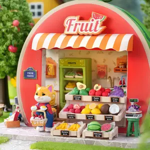 Miniature House Building Kit, DIY Wooden Puzzle, Creative Desktop Decor, Ideal Birthday Gift for Teens and Adults, Model Assembly Set