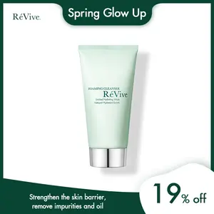 【Spring Glow Up】RéVive Foaming Facial Cleanser - Hydrating Face Wash Enriched with Vitamin E for Increased Skin Barrier Protection - Removes Impurities and Excess Oil to Reveal Fresh, Clean Skin (4.2 oz)