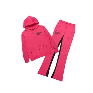 Raffer Fuchsia Hoodie Baggy Fit Pant Track Set