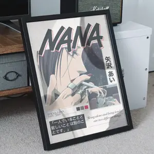 NANA Anime Art Vintage Style Poster Wall Print, Retro Japanese Aesthetic Decor for Bedroom, Gift for Anime & Manga Lovers (Unframed, Print Only)