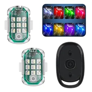 USB Rechargeable LED Ambient Light, Wireless Remote Control Multicolor Decorative Light, Multifunctional Ambient Lights, Multifunctional Car Led, Car Motorcycle Accessories