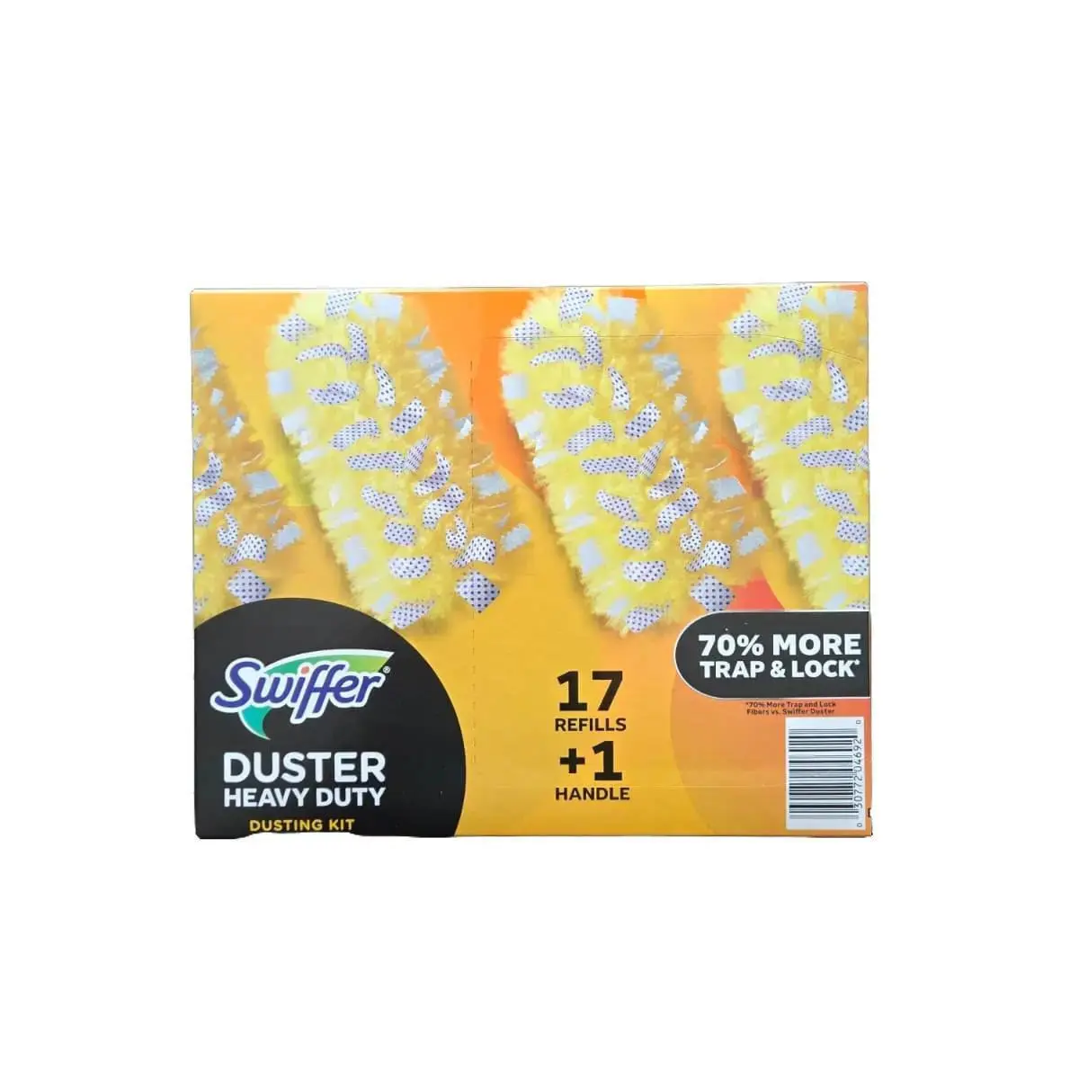 Swiffer Heavy Duty Plastic Duster Starter Kit - Household Cleaning Tool, Multisurface Dusters, With Handle, 17-Count Refills, Indoor Home Care Essential