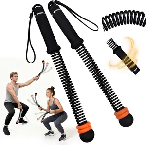 Cordless Battle Ropes for Home Gym, Weighted Workout Ropes for HIIT, Full-Body No-Jump Exercise Fitness Equipment, Cordless Training Rope for Men & Women, Ideal Workout Training Equipment for Fitness Enthusiasts & Festival Gift
