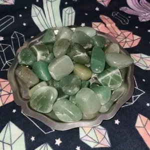 Green Aventurine Crystal Tumble Gemstone for Luck, Prosperity, and Emotional Healing