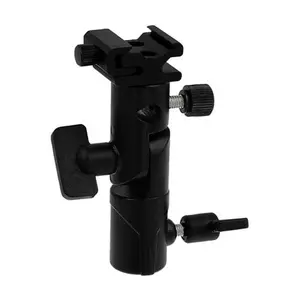Fotodiox Elite Flash Umbrella Bracket with Swivel/Tilt Head, Mountable to Light stand and Tripod for Flash Speedlight