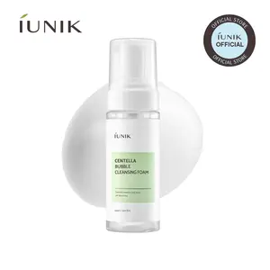 IUNIK Centella Bubble Cleansing Foam | Deep Cleansing & Makeup Sunscreen Removal for All Skin Types | 150ml / 5.07 fl oz