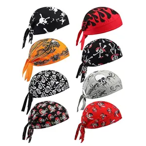 8Pcs Doo Rag Skull Cap Sweat Wicking Head Wraps Breathable Helmet Liner Beanie Dew Rags for Men - Home Improvement.