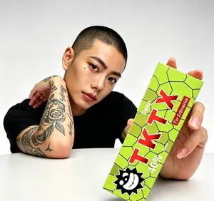 BUY 1 GET 1 FREE | TKTX 40% Lidocaine Tattoo Numbing Cream | Fast-Acting Painless Tattoo Anesthetic | For Tattoos, Microblading, Piercings & All Cosmetic Treatments