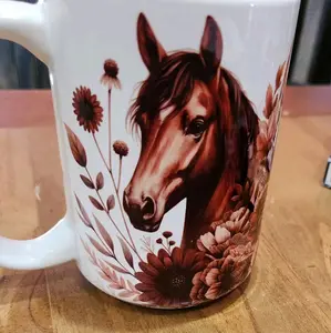 Horse Coffee Cup Set