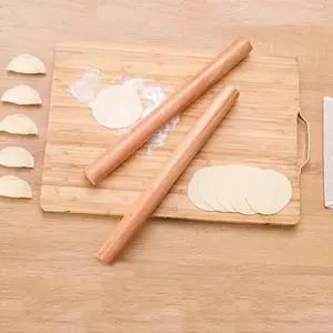 Solid Wood Rolling Pin for Dumpling & Noodle Making, Durable Wooden Roller for Easy Cooking, Perfect for Home Kitchens