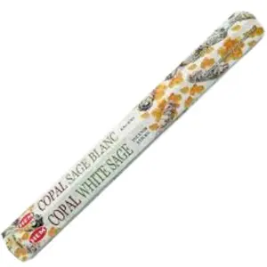 Copal White Sage HEM Incense 20 Sticks (Incienso de Copal y Salvio)