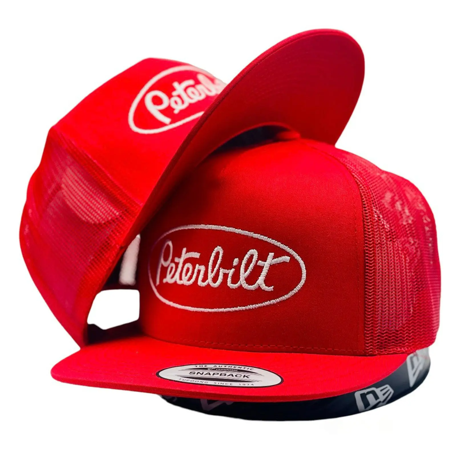 Peterbilt Diesel Trucker Hat Cap Flat Bill Embroidered Hat for Mens Baseball Cap Gorra, Dad Hat, Driver Hat
