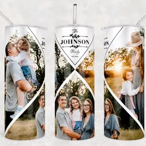 Customizable Skinny Tumbler with Your Own Photo - 20oz - Drinkware, Stainless Steel, Insulated, Portable
