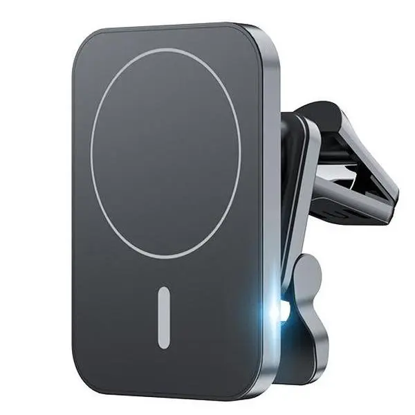 【Summerfinds】Joytutus 15W Wireless Car Charger, MagSafe Compatible Magnetic Phone Mount, Auto-Align Air Vent Holder with 16 N52 Magnets, Rotatable Car Phone Holder for iPhone, Charger for Car, Auto Accessories Interior