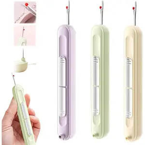 3Pcs New 2-in-1 Upgraded Needle Threader Sewing Tool,Retractable Removable Needle Threading Tool For Hand Sewing Knitting Craft Quilting Supplies,Hand Tools Kits