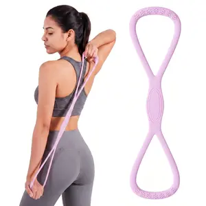 Portable Figure 8 Resistance Band,Portable Figure 8 Exercise Band (35LBS) - Compact Chest Expander & Arm Workout Equipment for Home and Travel